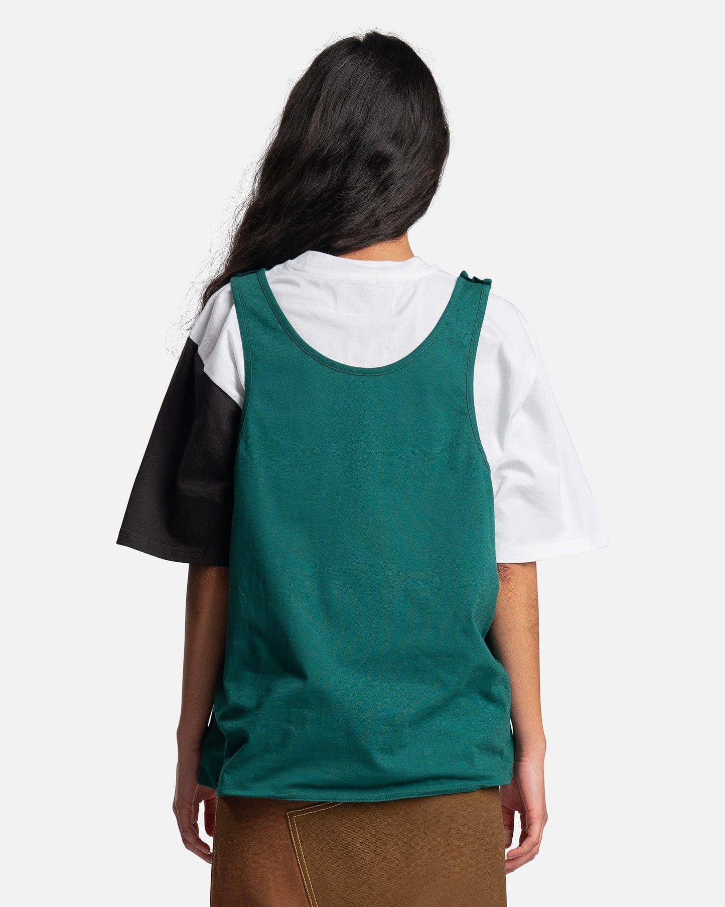 Marni Women T-Shirts Carhartt Jersey T-Shirt in Stone Green