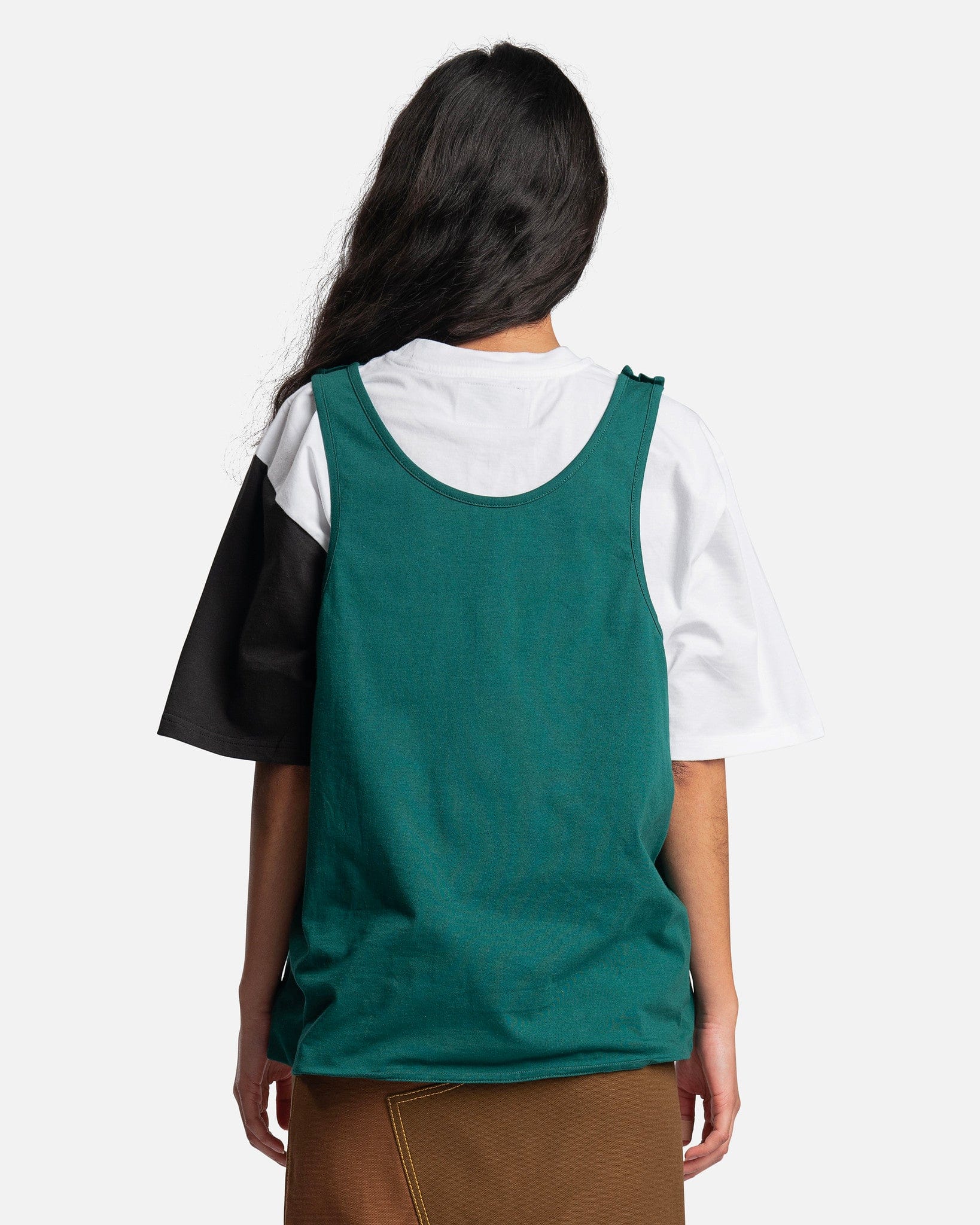 Marni Women T-Shirts Carhartt Jersey T-Shirt in Stone Green