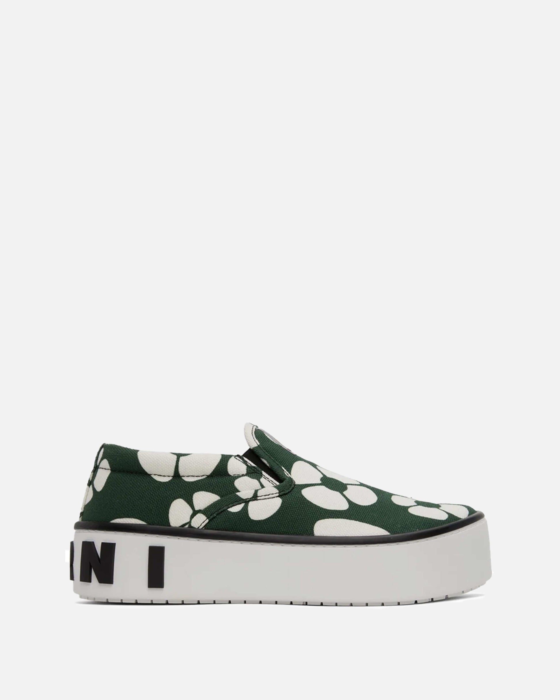 Marni Women Sneakers Carhartt Paw Slip On in Forest Green