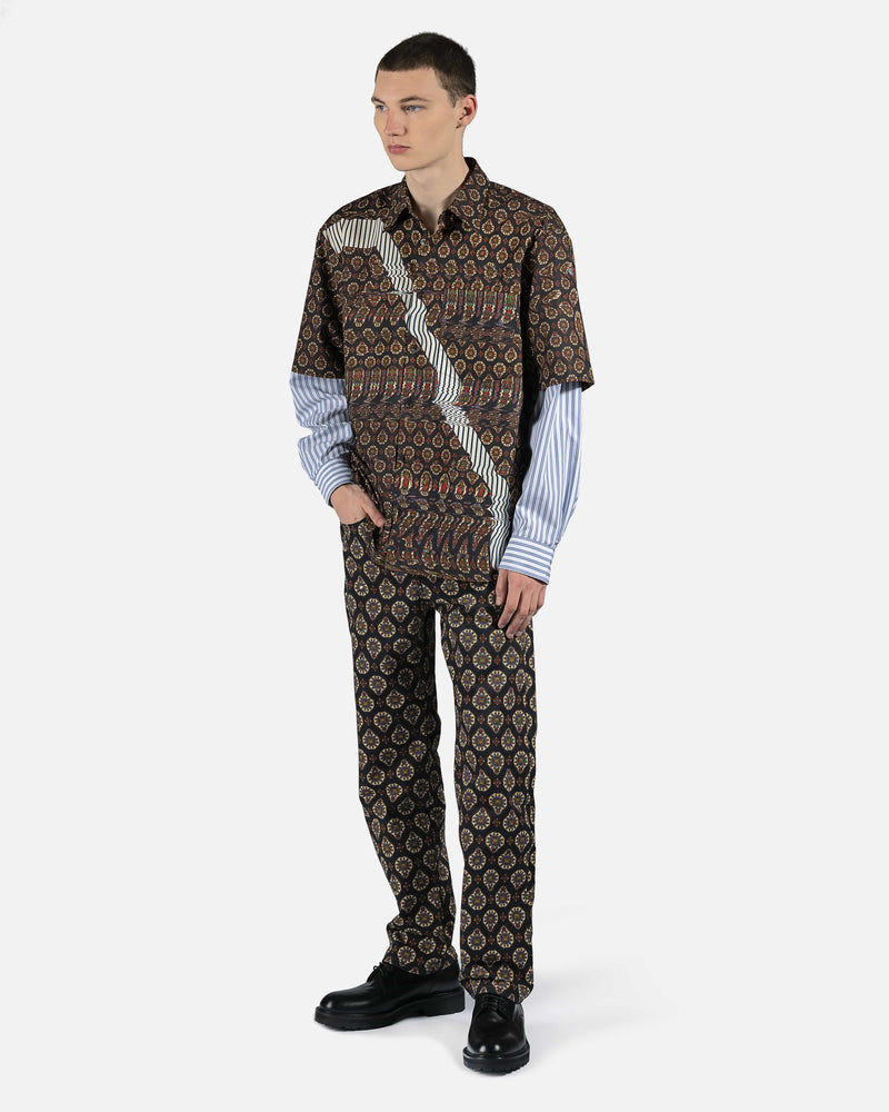 Dries Van Noten Men's Shirts Carle Button-Up Shirt in Multi