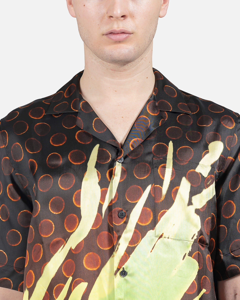 Dries Van Noten Men's Shirts Carltone Button Up in Lime