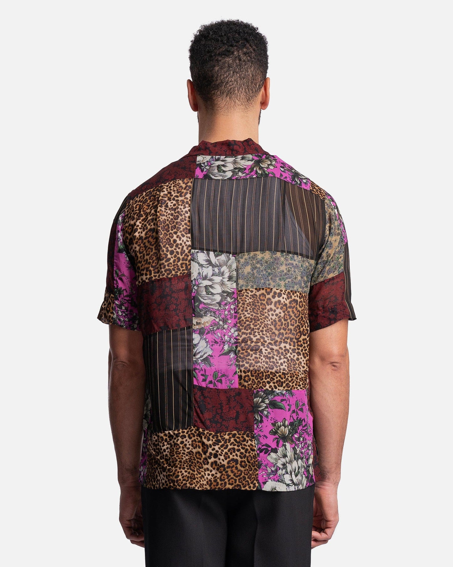 Dries Van Noten Men's Shirts Carltone Patch Shirt in Black