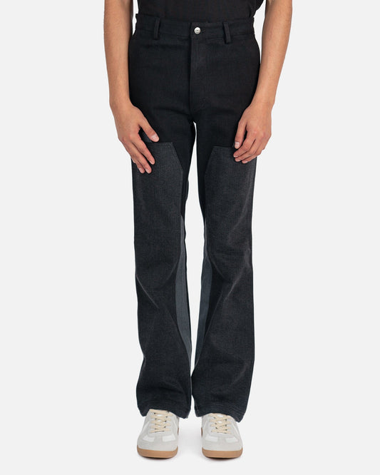 Nahmias Men's Pants Carpenter Pants in Black Denim