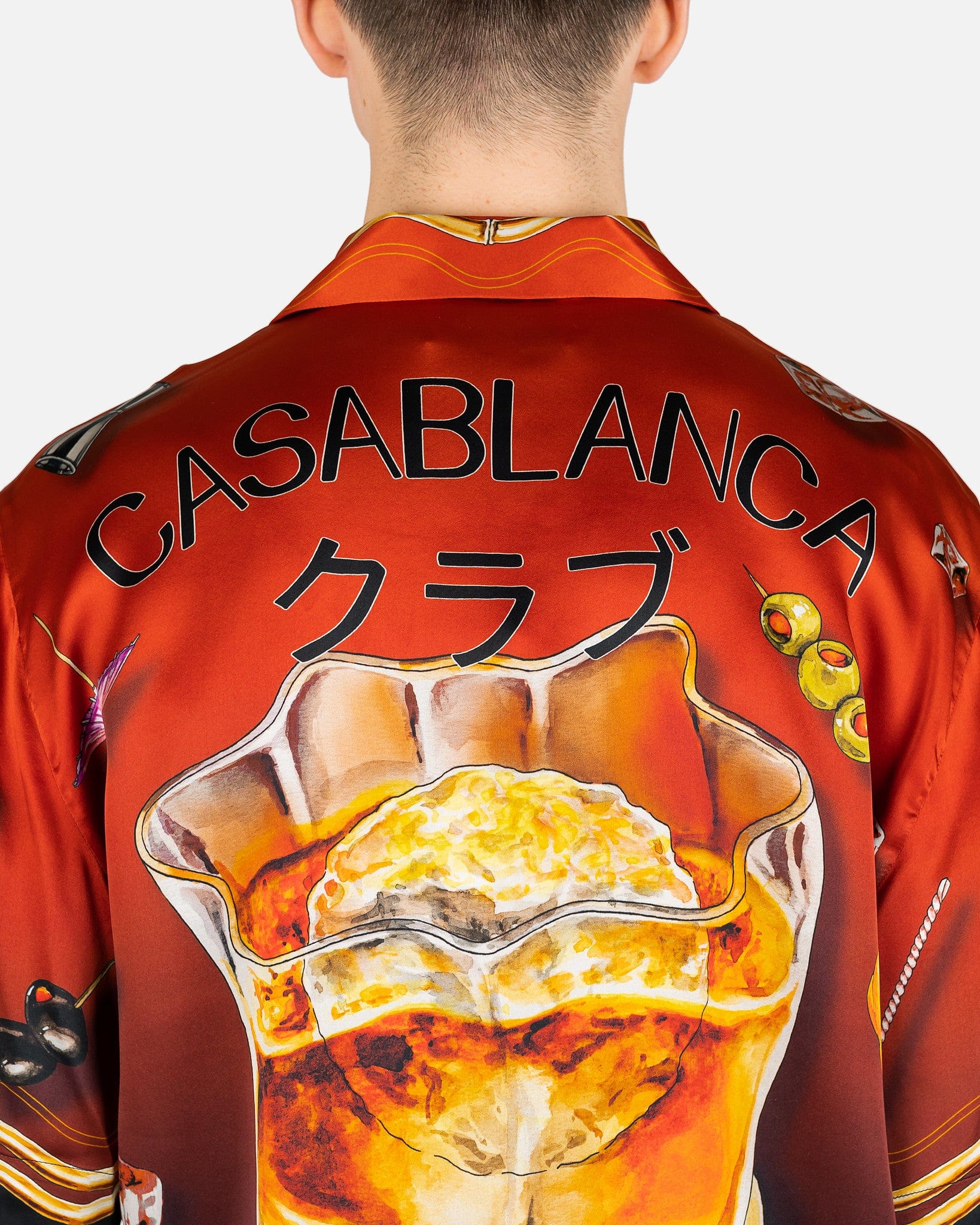 Casablanca Men's Shirts Casa Club Sunset Cuban Collar Shirt in Multi