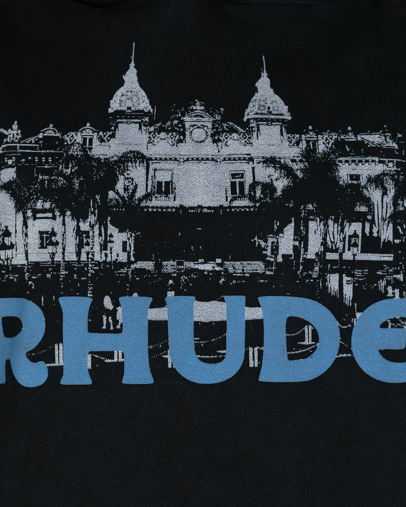 Rhude Men's Sweatshirts Casino Hoodie in Vintage Black