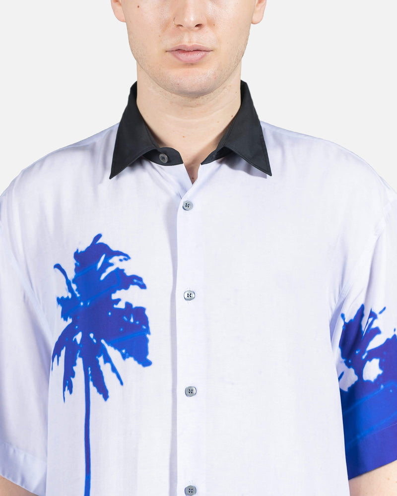 Dries Van Noten Men's Shirts Cassidy Shirt in Blue
