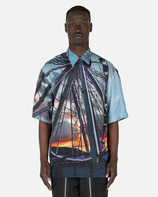 Dries Van Noten Men's Shirts Cassidye Shirt in Blue