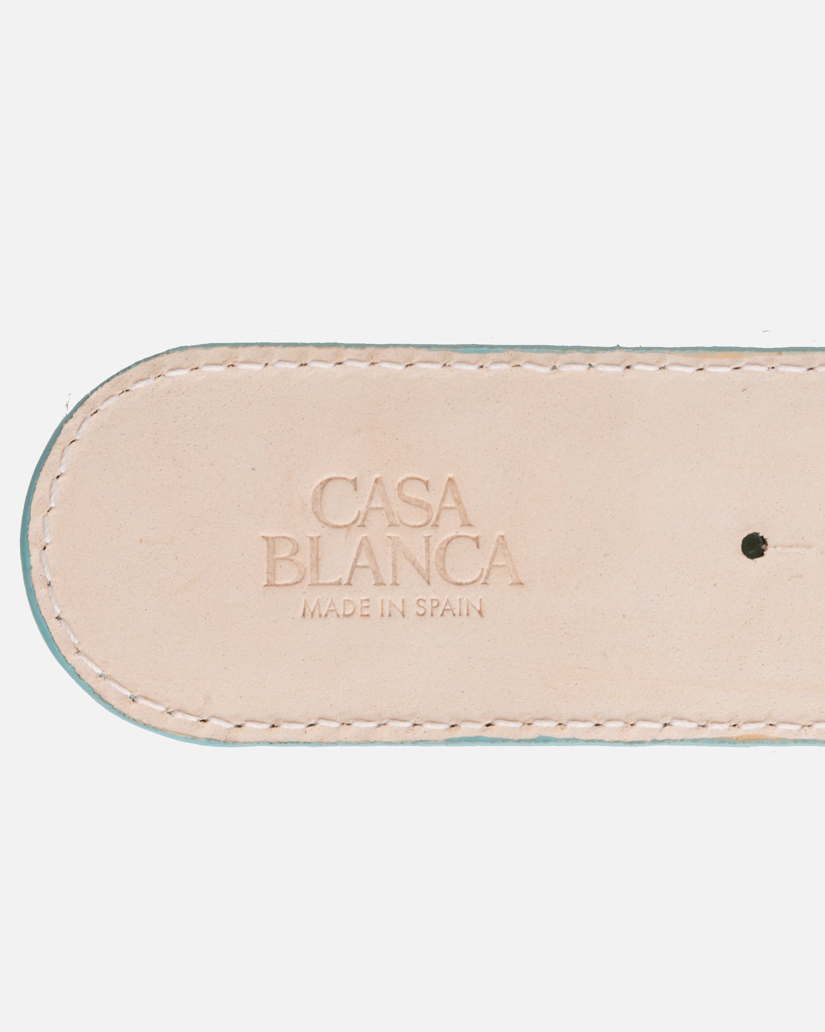 Casablanca Leather Goods CC Logo Buckle Belt in Multi