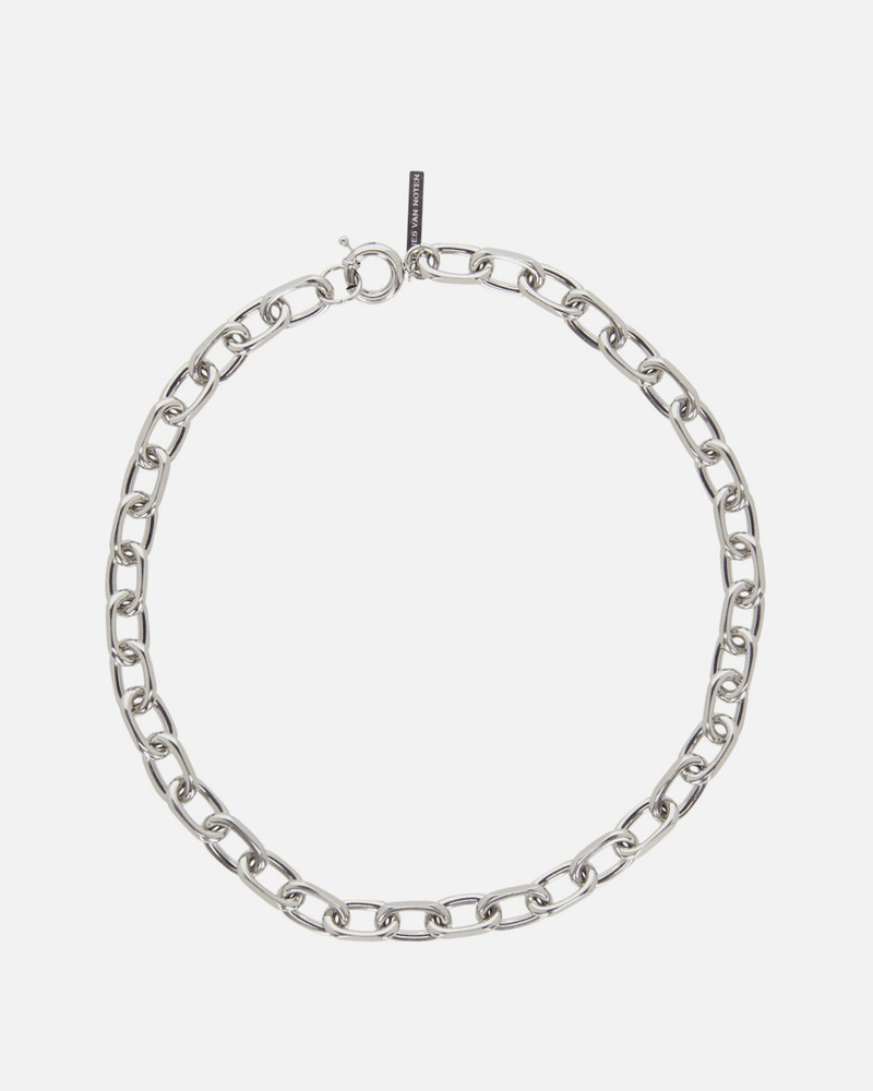Dries Van Noten Jewelry Chain Necklace in Silver