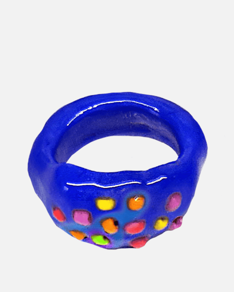 BLOBB Jewelry Chickenpox Ring in Blue