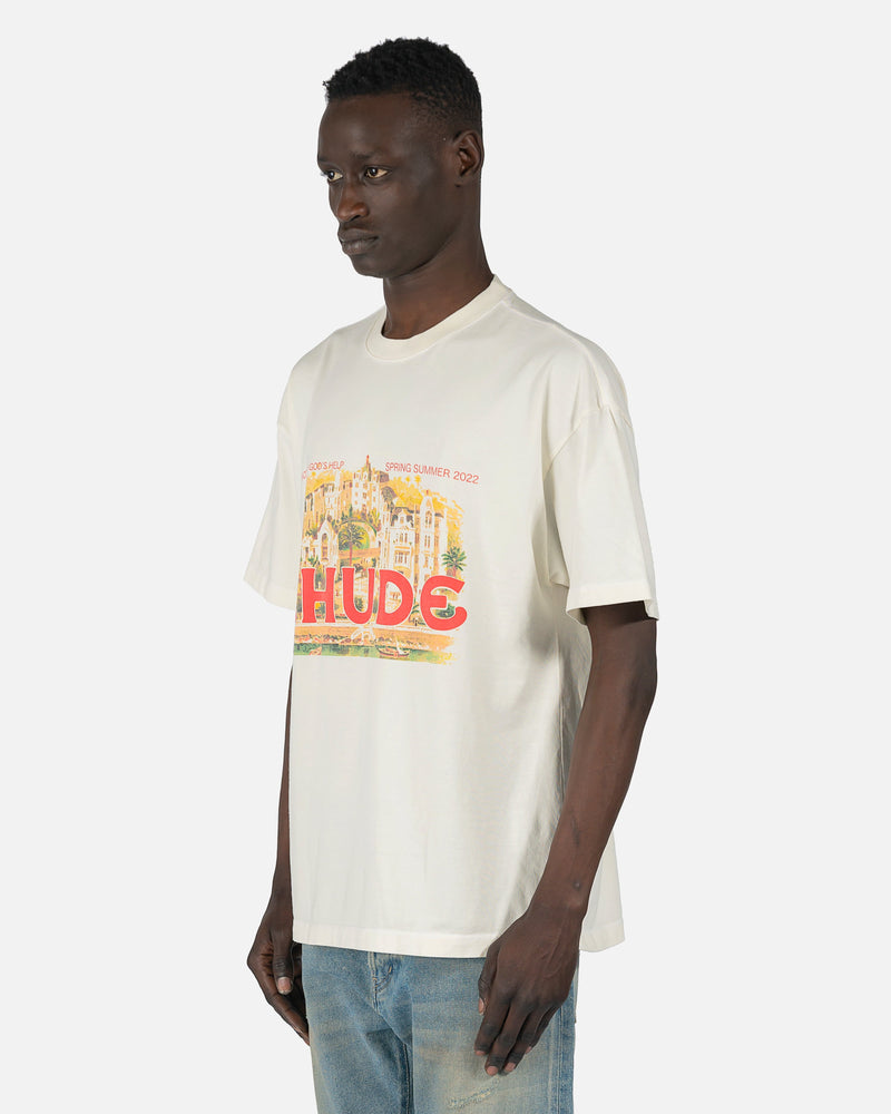 Rhude Men's T-Shirts City T-Shirt in Vintage White