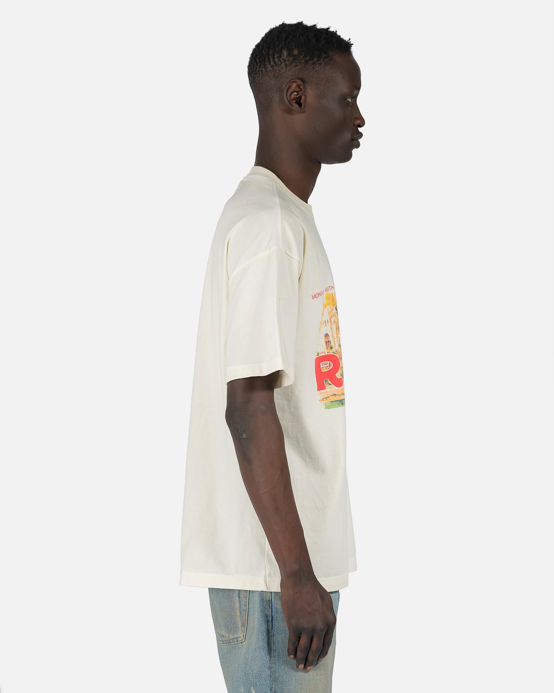 Rhude Men's T-Shirts City T-Shirt in Vintage White