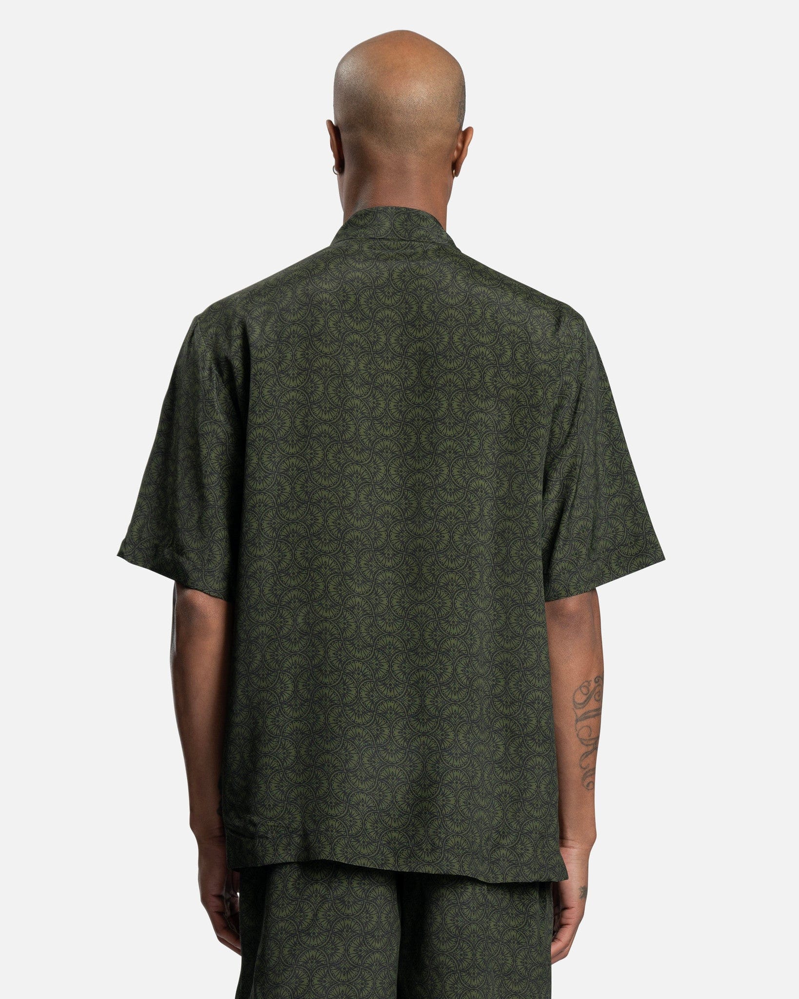 Dries Van Noten Men's Shirts Clasen EMB Shirt in Bottle