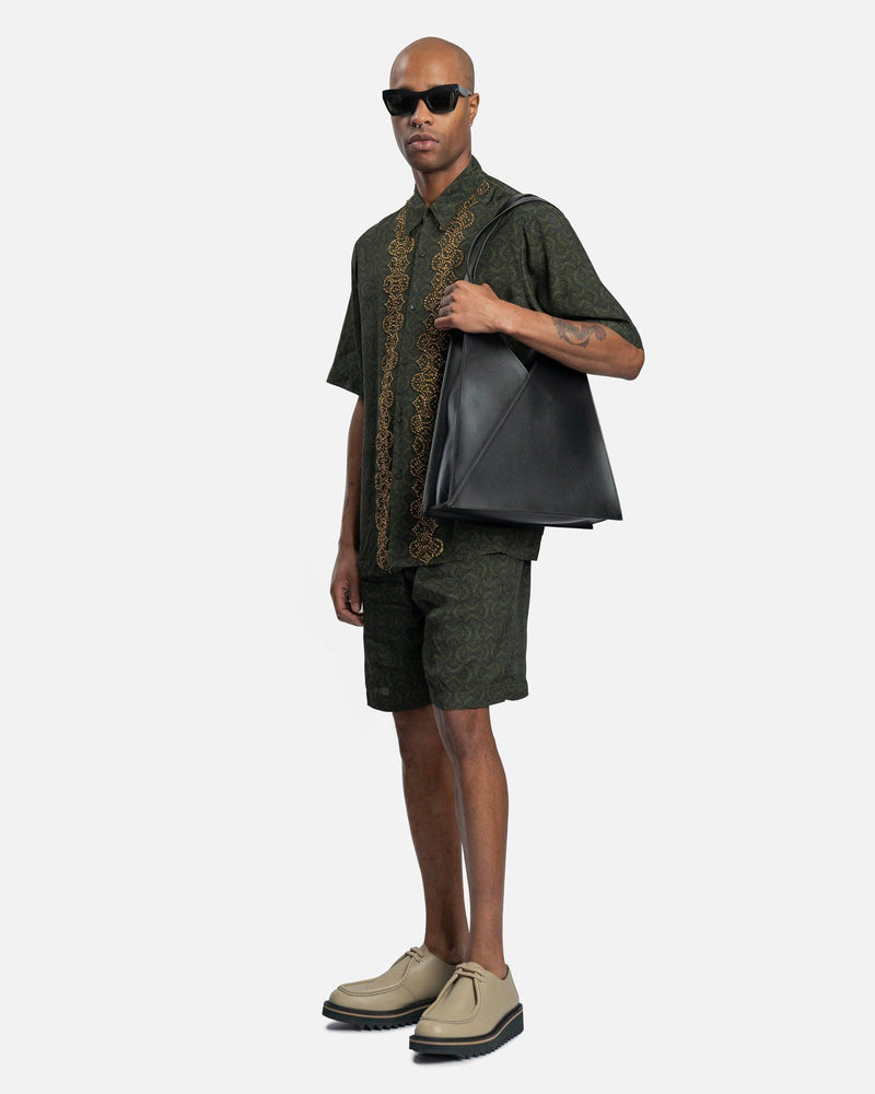 Dries Van Noten Men's Shirts Clasen EMB Shirt in Bottle