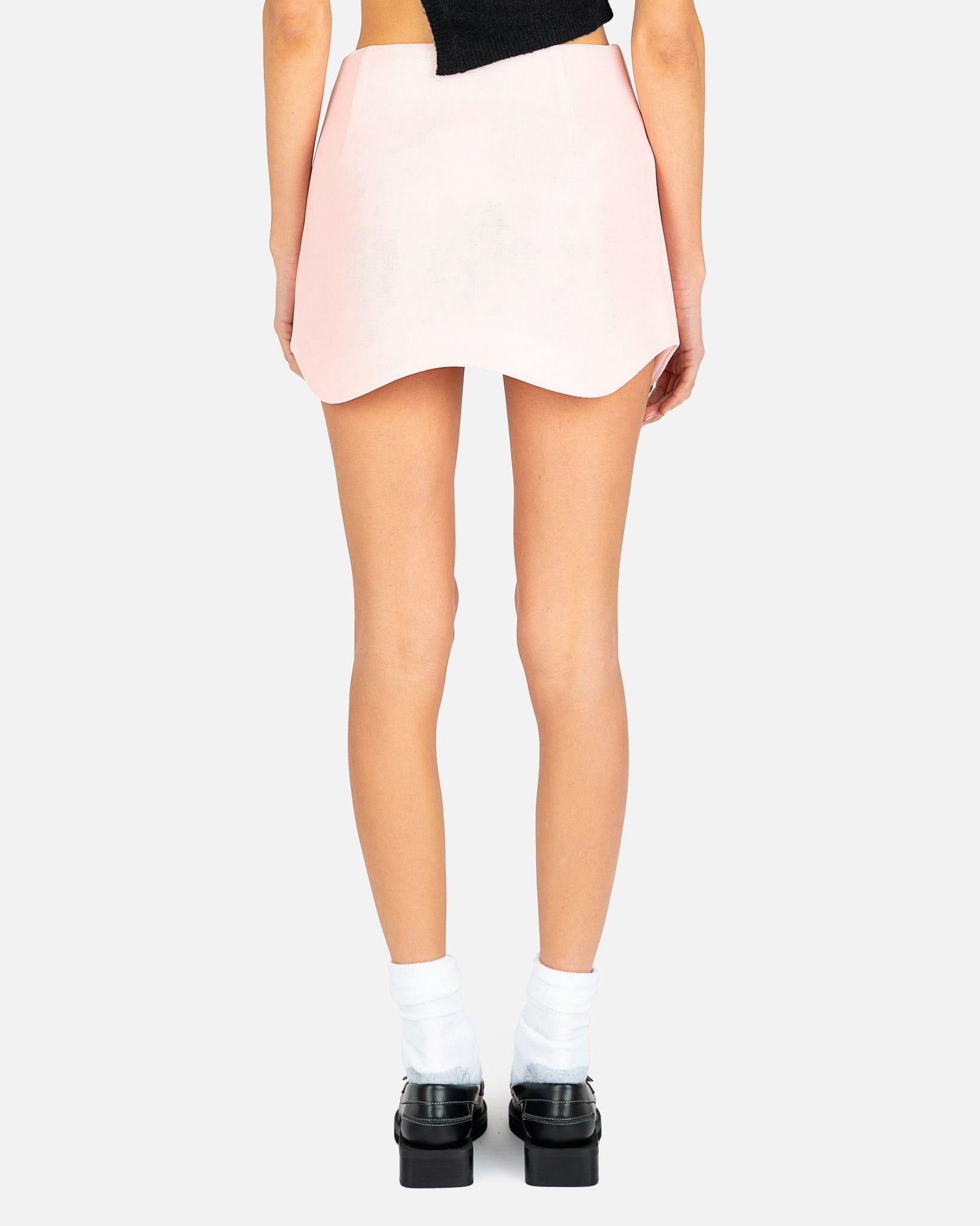 Coda Skirt in Pink Mesh – SVRN