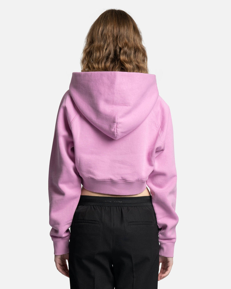 1017 ALYX 9SM Women Sweaters Collection Logo Cropped Hoodie in Orchid