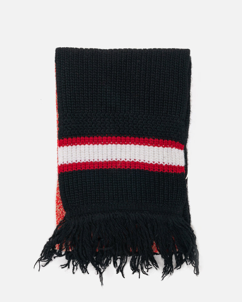 Marni Scarves College Style Knit Scarf in Black