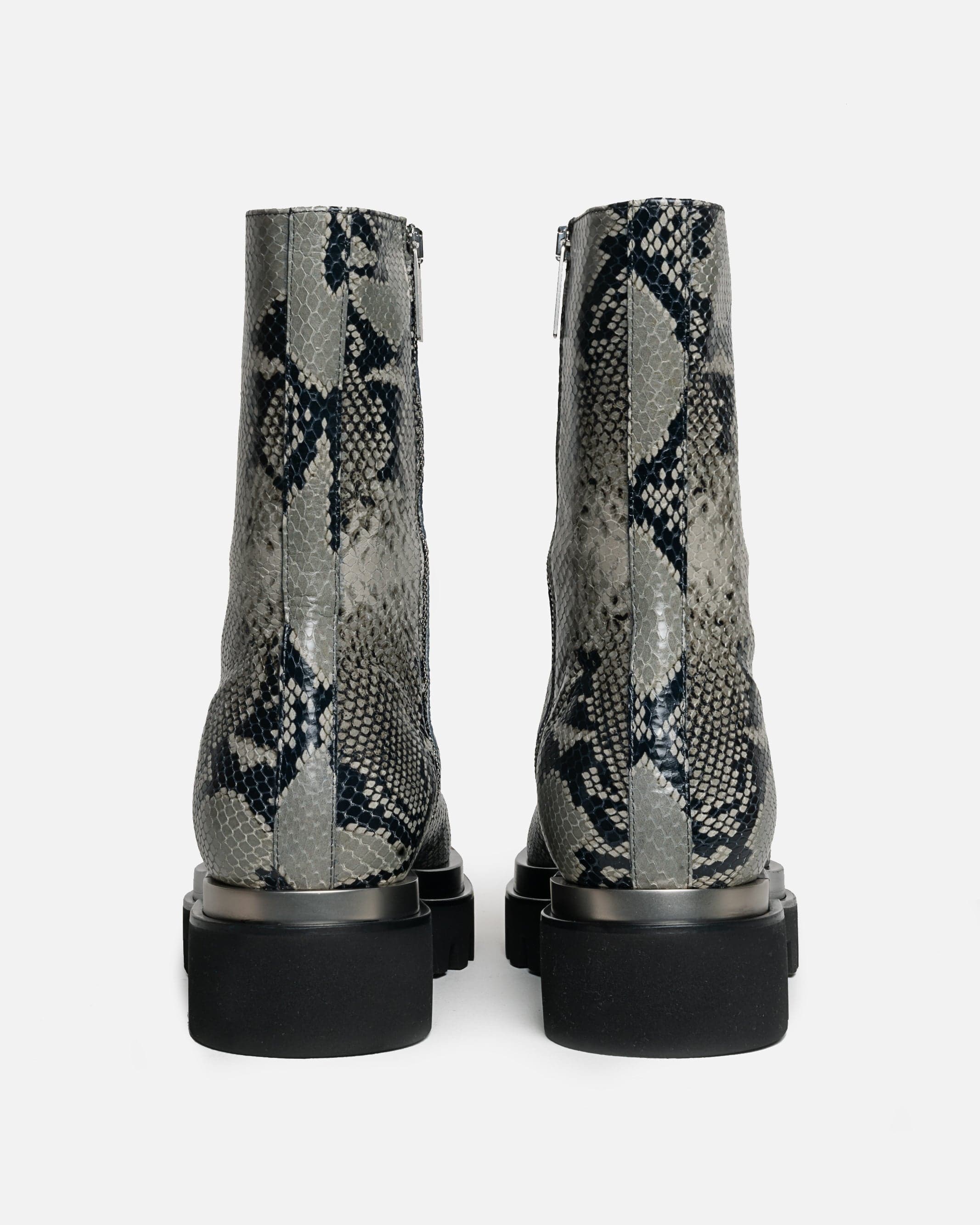 Combat Boot in Cool Grey Python – SVRN