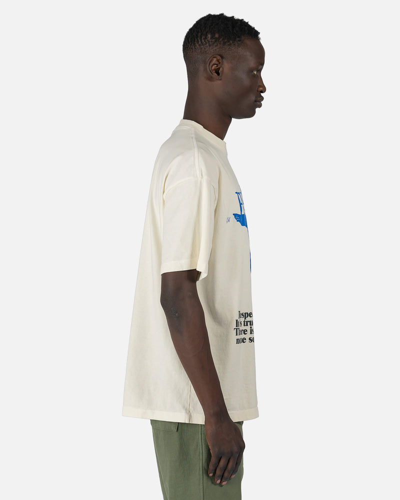 Rhude Men's T-Shirts Compass T-Shirt in Vintage White