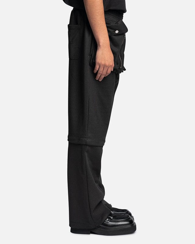 JW Anderson Men's Pants Convertible Utility Trousers in Black