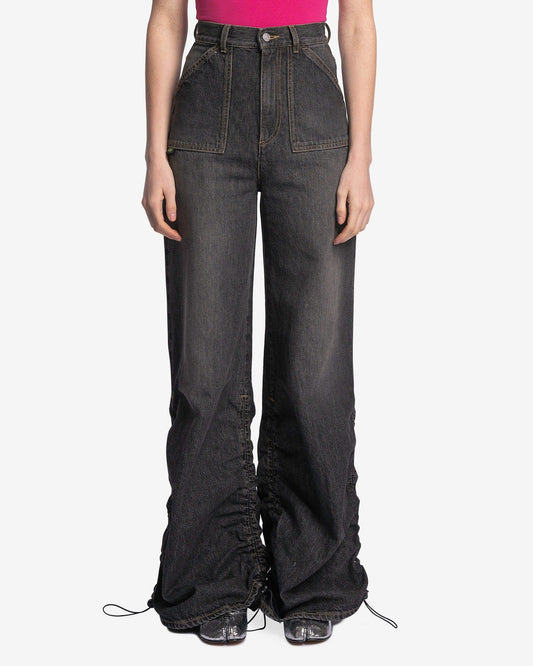 AVAVAV Women Pants Cool Pants in Black Stone Wash