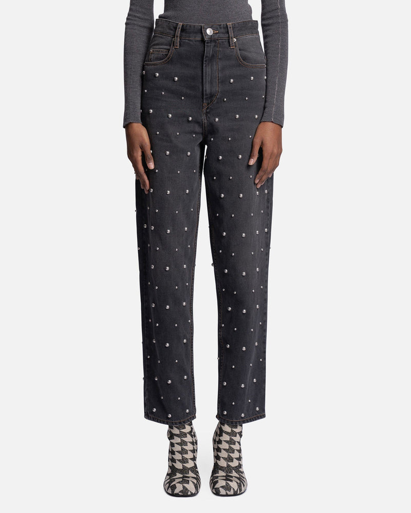 Isabel Marant Etoile Women Pants Corsy Pants in Faded Black
