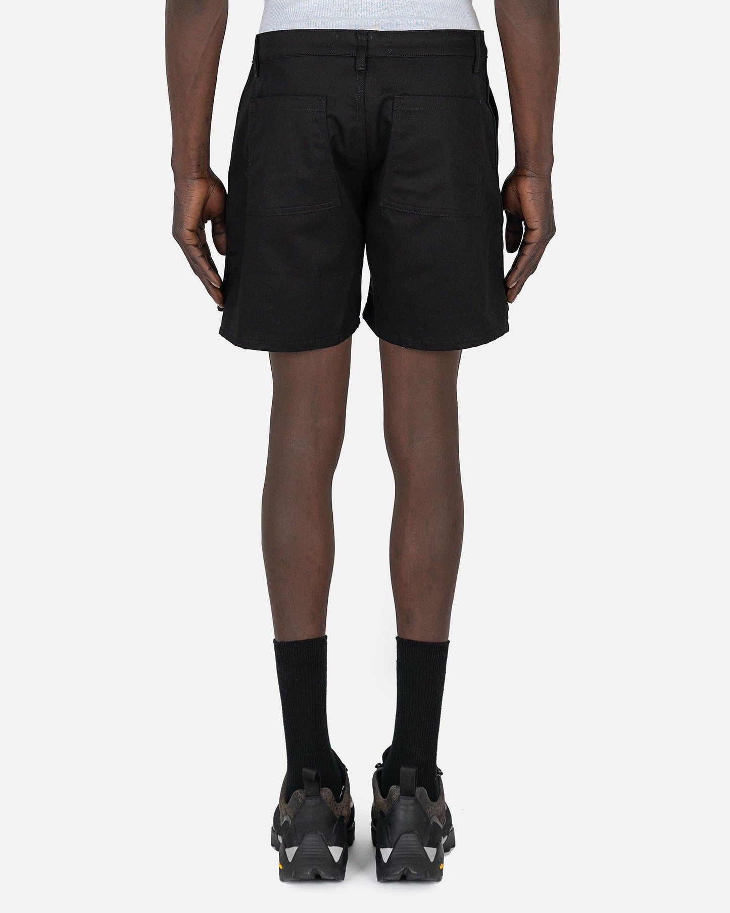 Reese Cooper Men's Shorts Cotton Cargo Shorts in Black