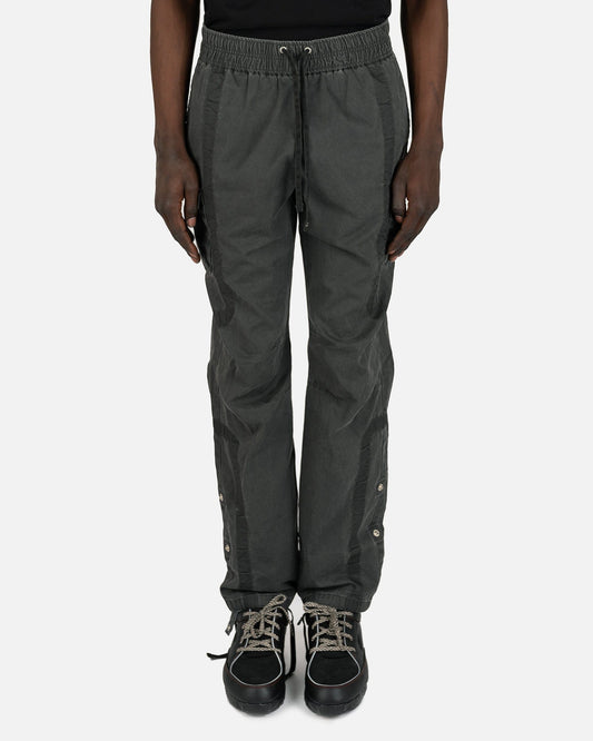 John Elliott Men's Pants Cotton Poplin Frame II Cargo Pants in Black