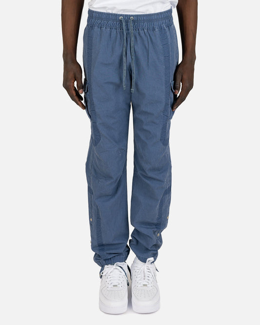 John Elliott Men's Pants Cotton Poplin Frame II Cargo Pants in Navy