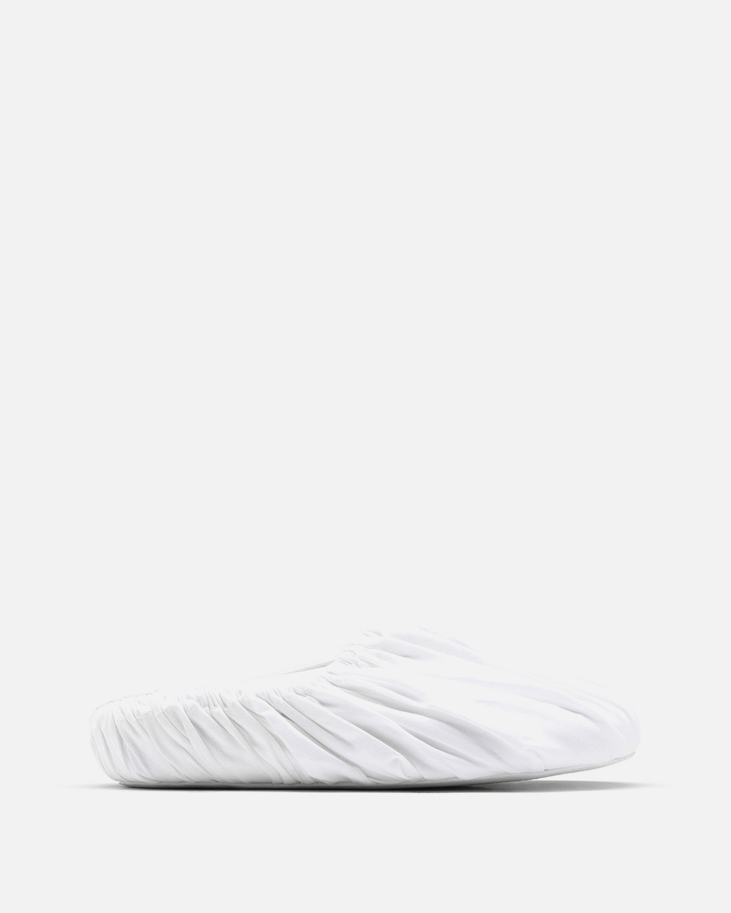Maison Margiela Men's Shoes Covered Cotton Slip-On Shoes in White