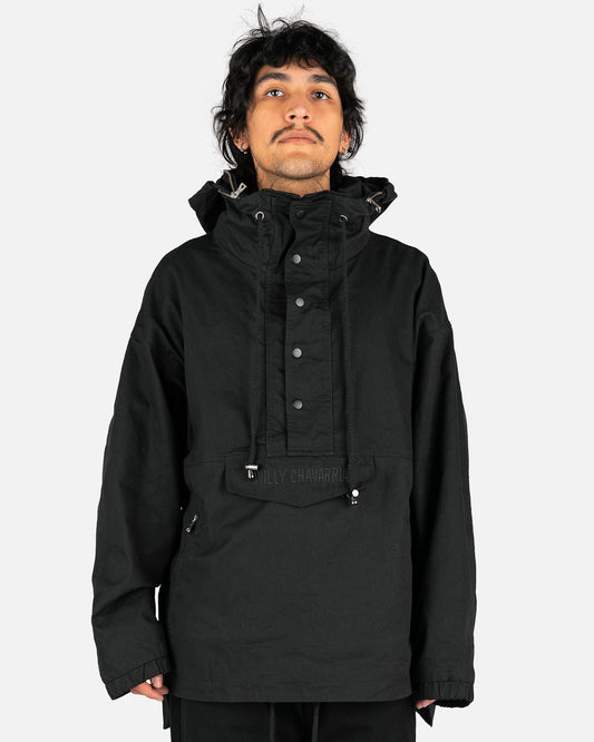 Willy Chavarria Men's Jackets Cowboy Parka in Black
