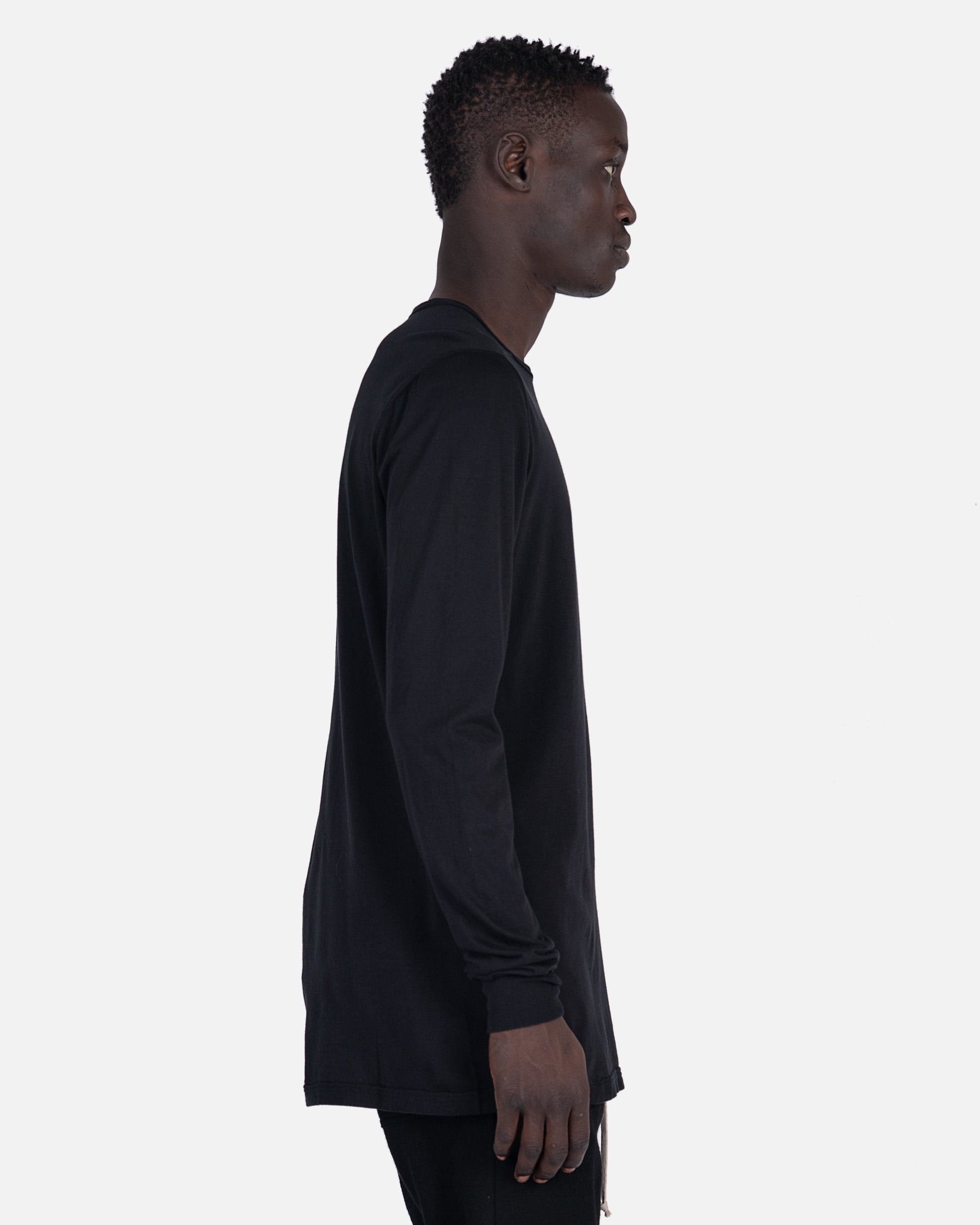 Rick Owens DRKSHDW Men's T-Shirt O/S Crater T in Black