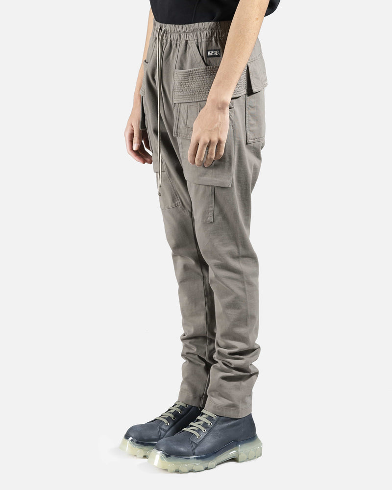 Rick Owens DRKSHDW Men's Pants Creatch Cargo Drawstring in Dust