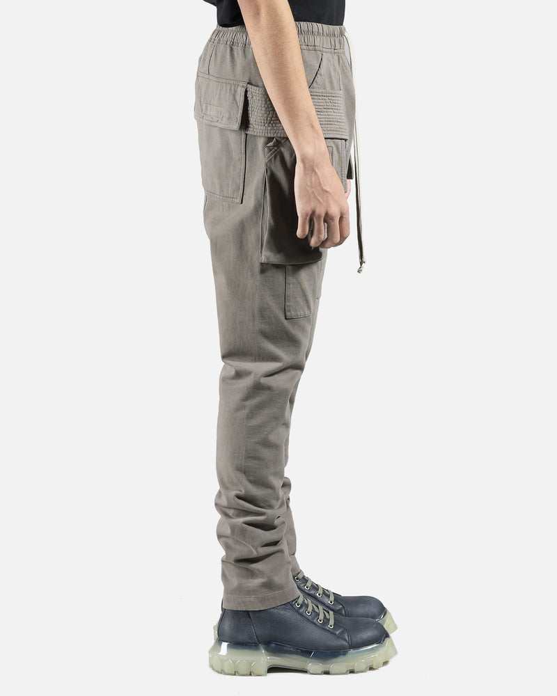 Rick Owens DRKSHDW Men's Pants Creatch Cargo Drawstring in Dust