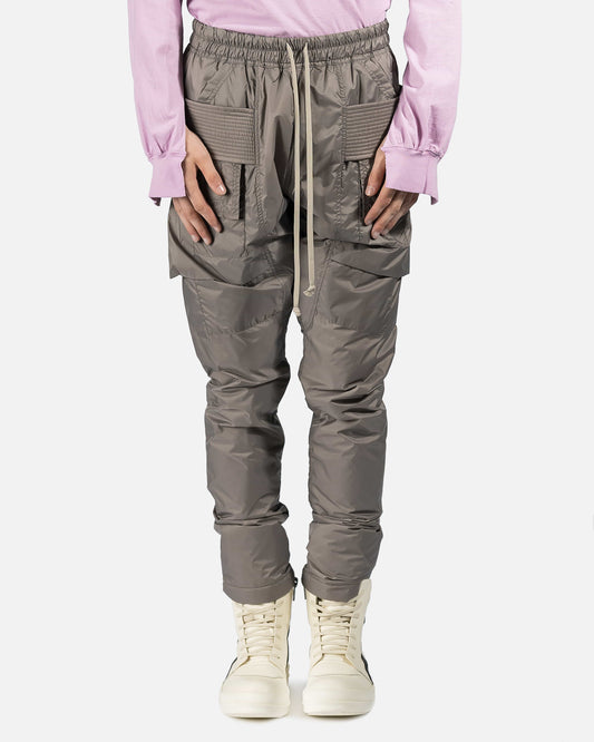 Rick Owens DRKSHDW Men's Pants Creatch Cargo Drawstring in Dust