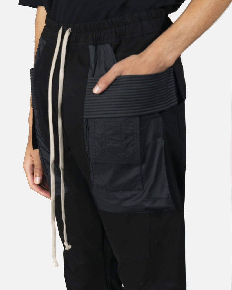 Rick Owens DRKSHDW Men's Pants Creatch Cargo Pant in Black