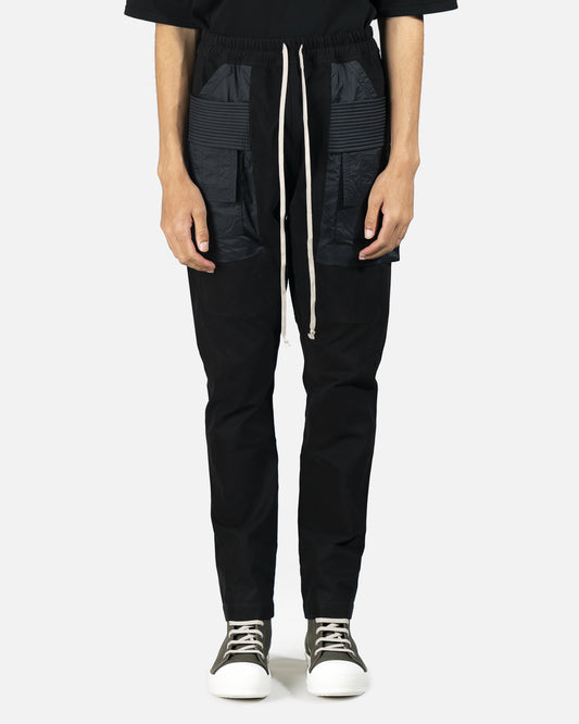 Rick Owens DRKSHDW Men's Pants Creatch Cargo Pant in Black
