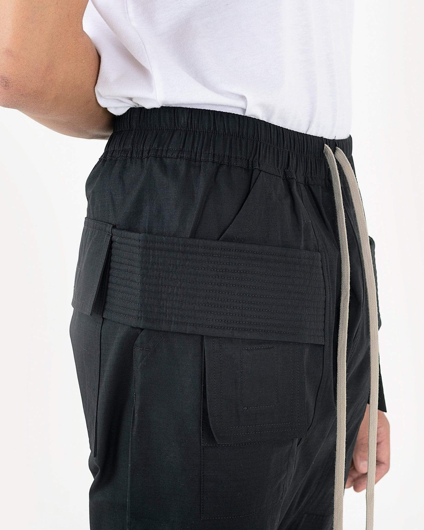 Rick Owens DRKSHDW Men's Pants Creatch Cargo Pant in Black