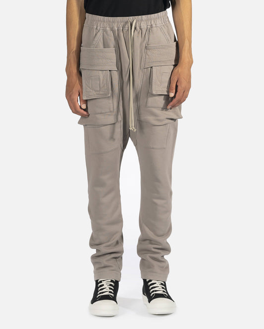 Rick Owens DRKSHDW Men's Pants Creatch Cargo Pant in Putty