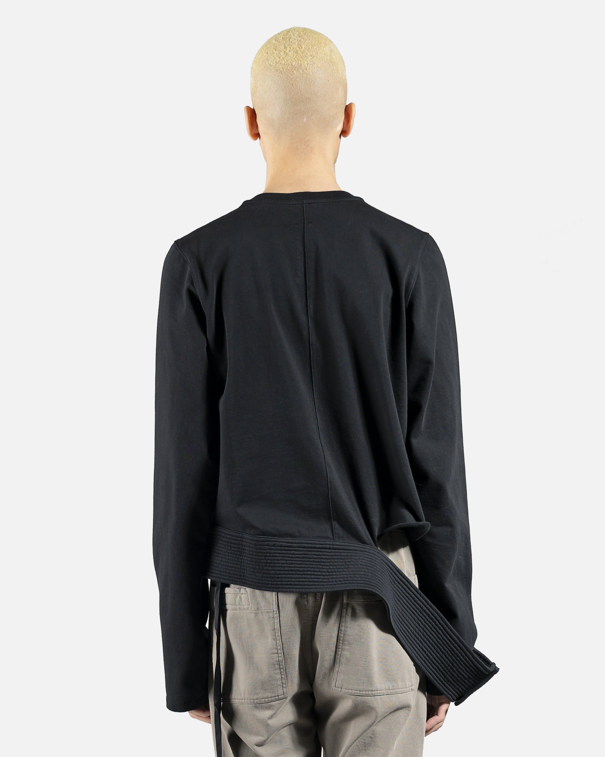 Rick Owens DRKSHDW Men's Sweatshirts Creatch Sweatshirt in Black
