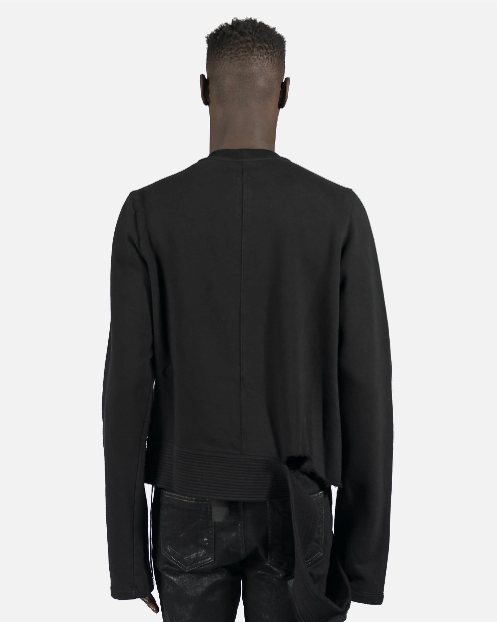 Rick Owens DRKSHDW Men's Sweatshirts Creatch Sweatshirt in Black