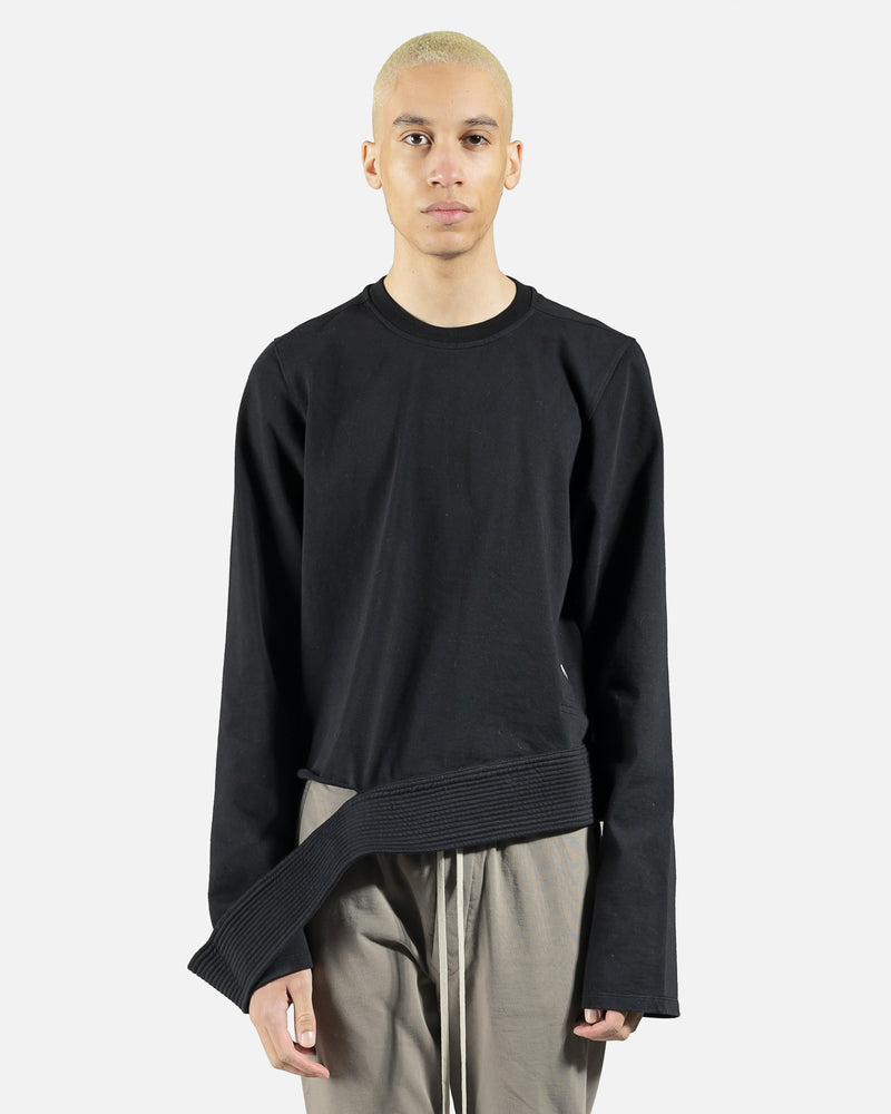 Rick Owens DRKSHDW Men's Sweatshirts Creatch Sweatshirt in Black