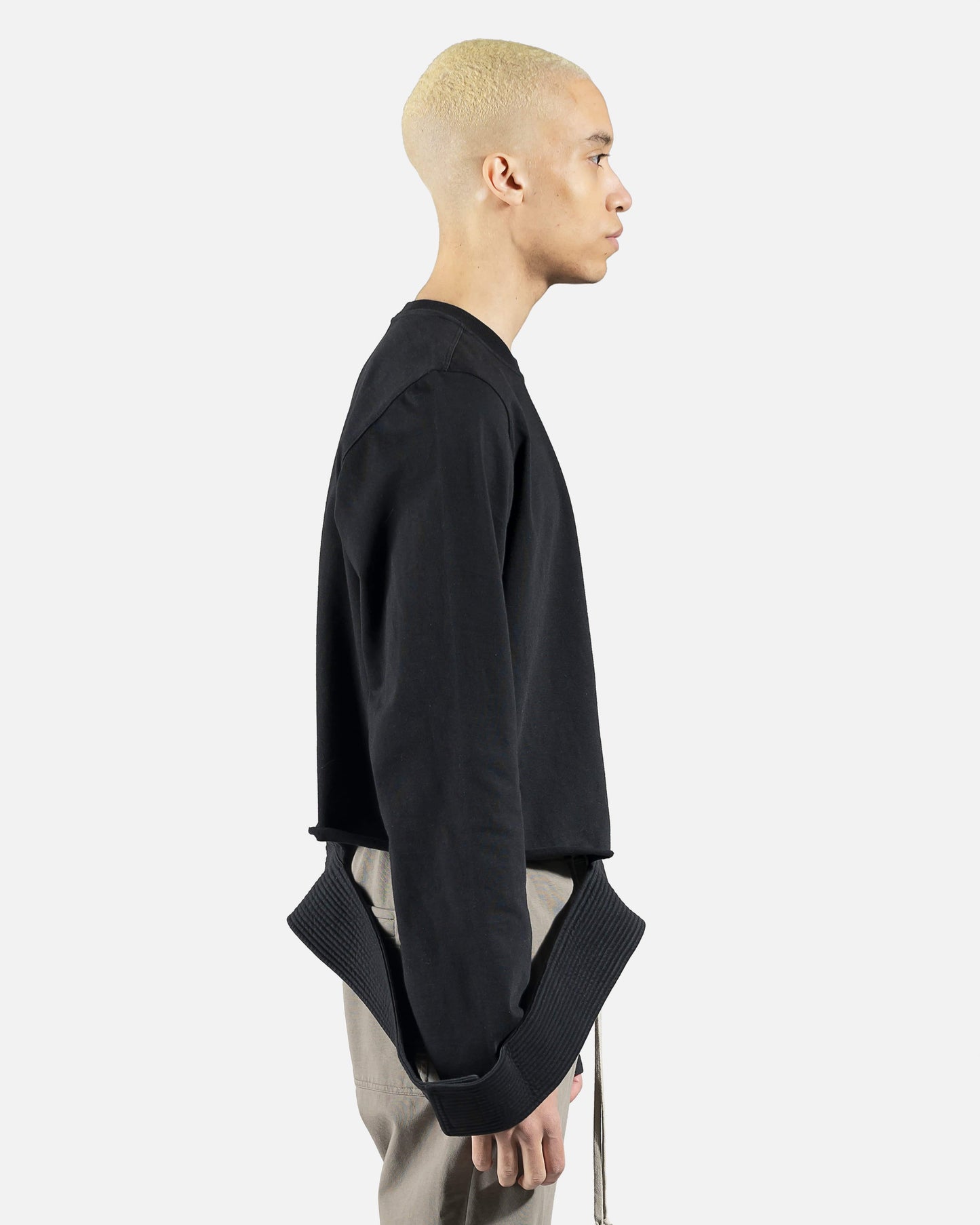 Rick Owens DRKSHDW Men's Sweatshirts Creatch Sweatshirt in Black