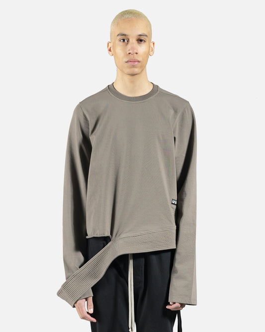 Rick Owens DRKSHDW Men's Sweatshirts Creatch Sweatshirt in Dust