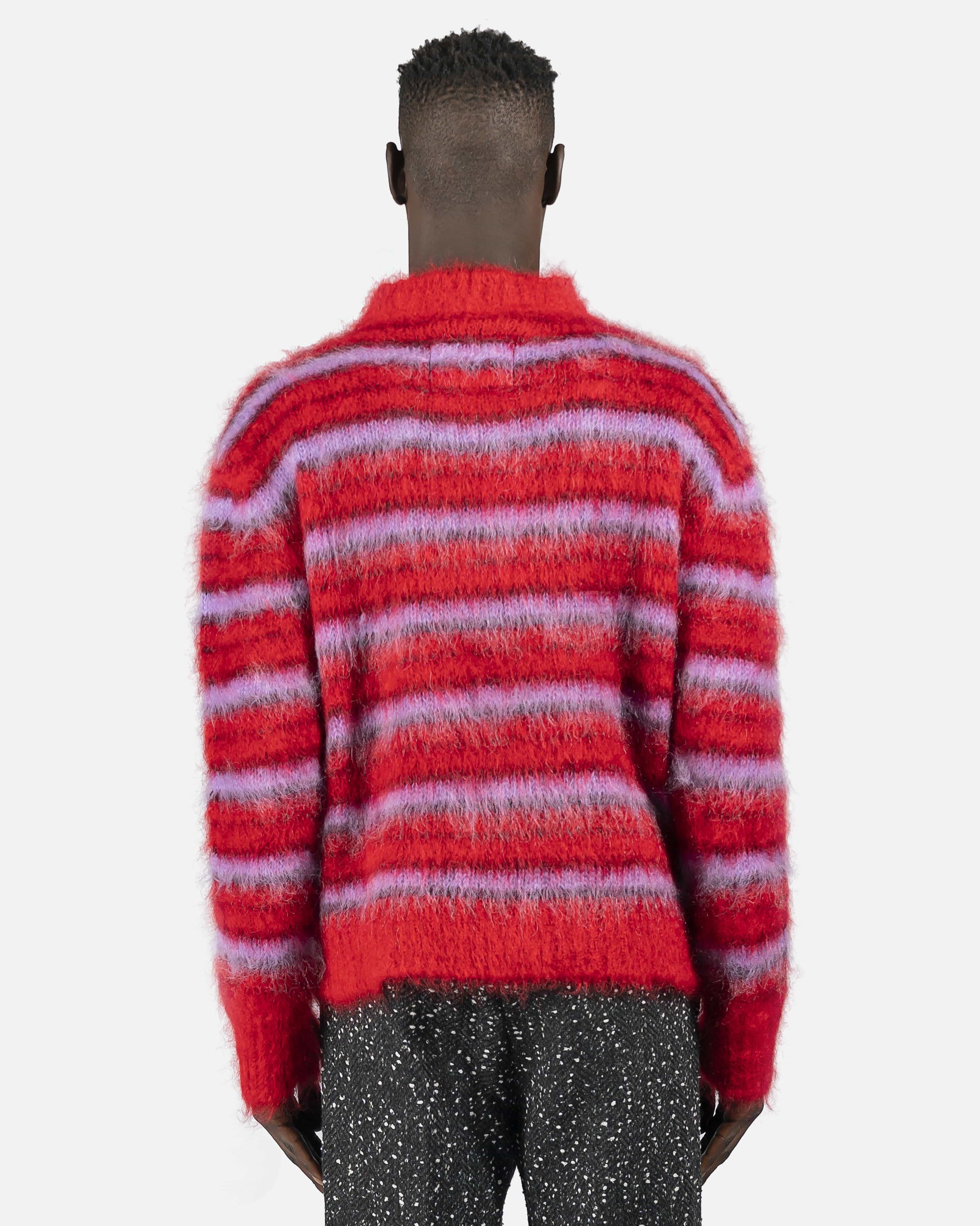 Marni mens sweater Crew Neck Sweater in Red