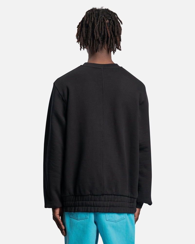 Botter Men's Sweatshirts Crewneck Sweater in Black