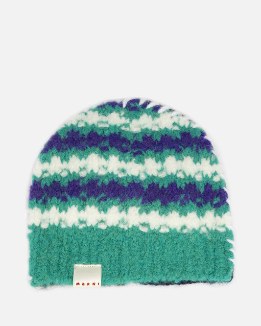 Marni Men's Hats Crochet Beanie in Multi