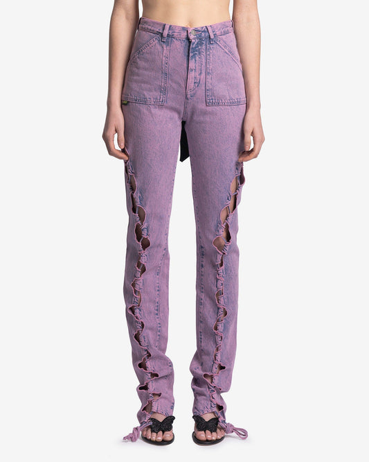 AVAVAV Women Pants Cutout Pants in Peony