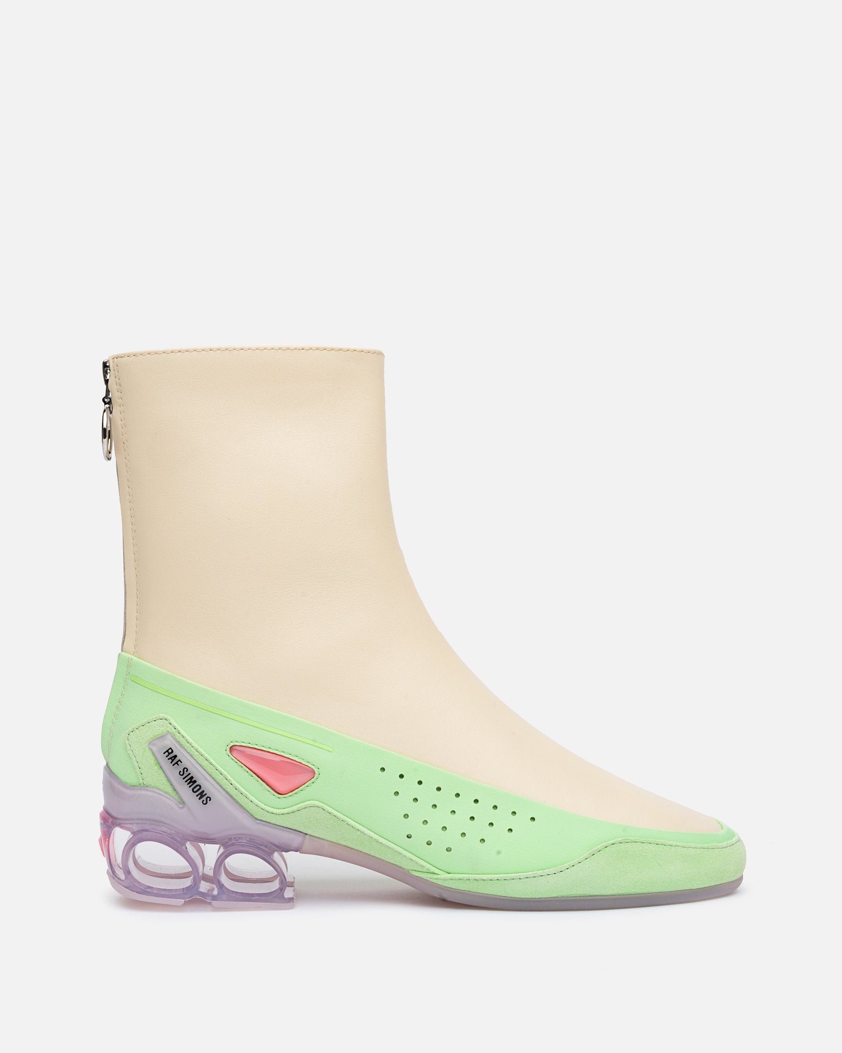 ○中古 Raf Simons Runner Cycloid レザーブーツ41（Raf Simons 
