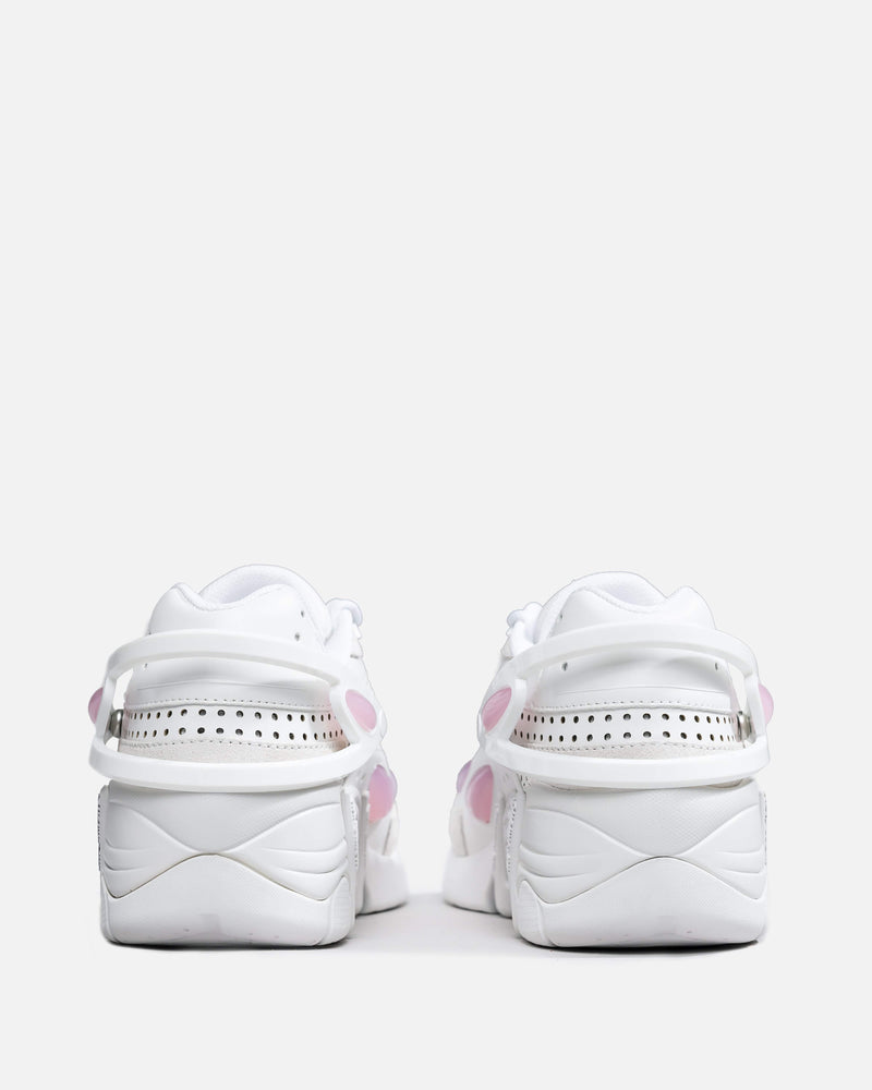 Raf Simons Men's Sneakers Cylon 21 in White & Pink